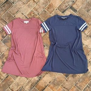 PINK REPUBLIC VARSITY STYLE PLAY DRESS SET SZ 7/8